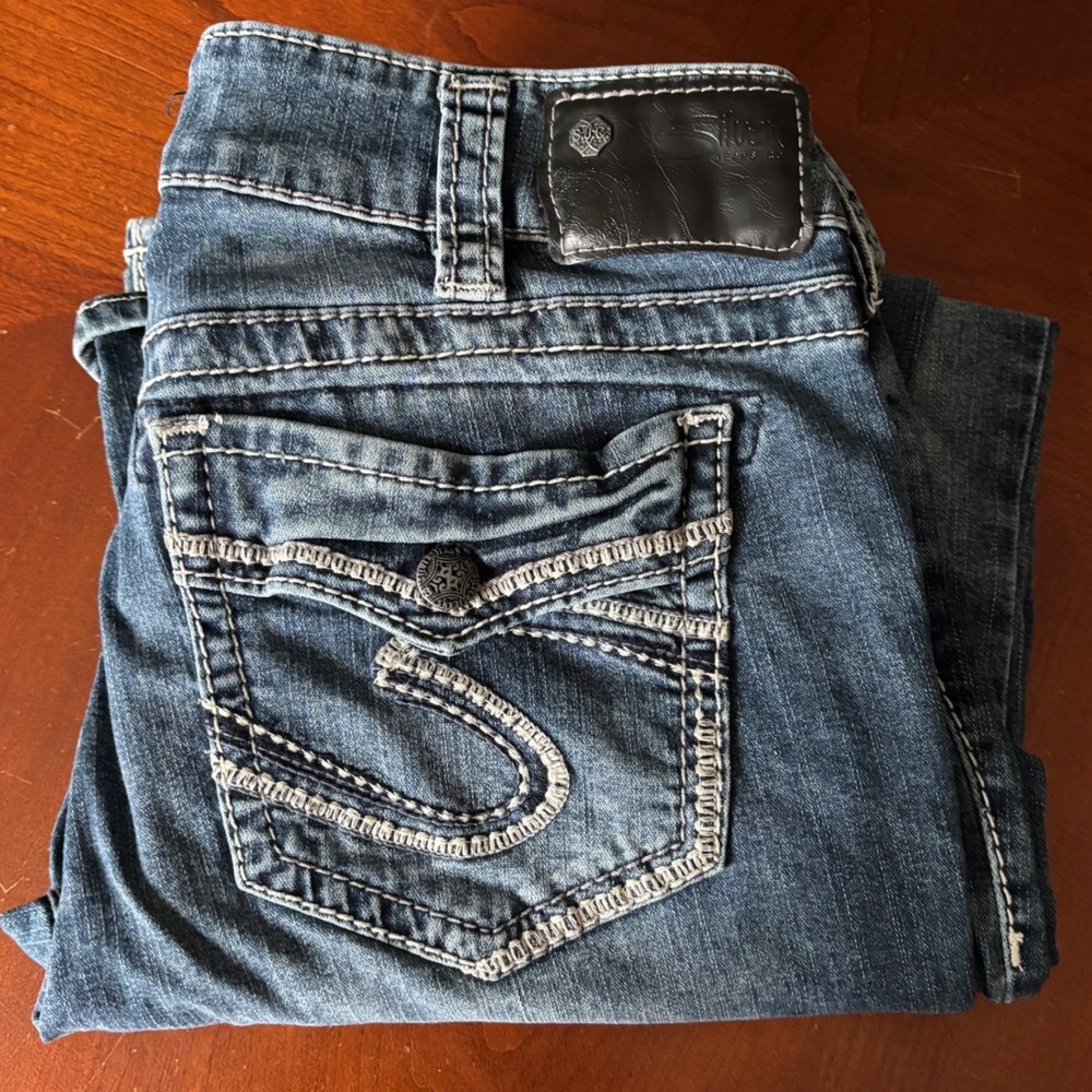 Silver Jeans Co | Suki Mid Bootcut | Fluid Denim | W31 L31 | Blue Jeans